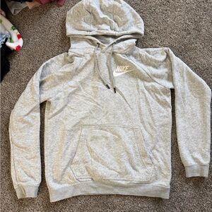 Nike Women’s Light Gray Hoodie